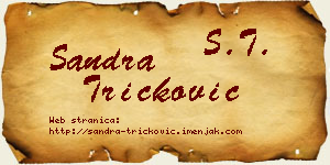 Sandra Tričković vizit kartica